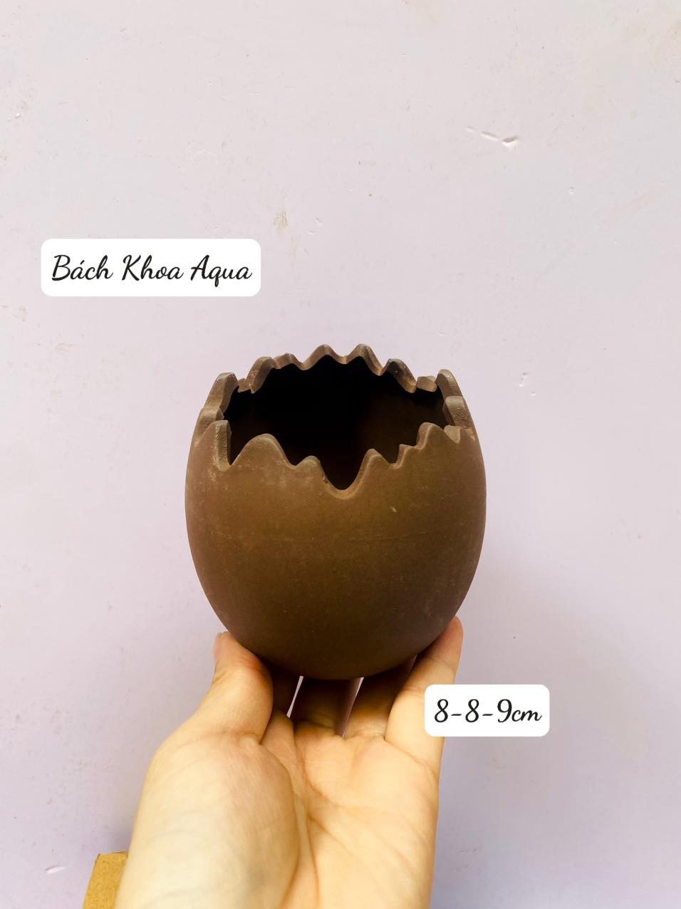Gốm dạng cốc vỡ trang trí bể cá tép